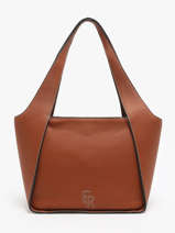 Shoulder Bag M Foudre Leather Etrier Brown foudre EFOD107M