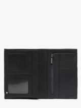 Wallet Madras Leather Etrier Blue madras EMAD442-vue-porte