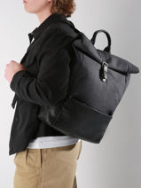 Backpack Light 2 Compartments Etrier Gray light ELIG8102-vue-porte