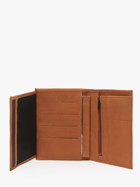 Leather Wallet Oil Etrier Brown oil EOIL442 other view 2
