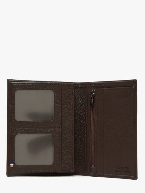 Wallet Madras Leather Etrier Brown madras EMAD442 other view 1