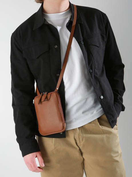 Leather Flandres Crossbody Bag Etrier Brown flandres EFLA728S other view 1
