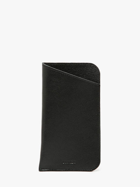Sunglass Case Etincelle Irisée Leather Etrier Black etincelle irisee EETI5017