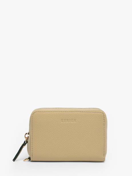 Coin Purse Equestre Leather Etrier Beige equestre EEQT096M